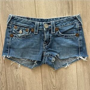 True Religion Denim Blue Shorts